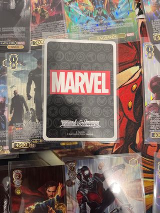 Marvel weiss schawarz japones varias 19 cartas