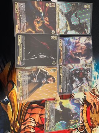 Marvel weiss schawarz japones varias 19 cartas