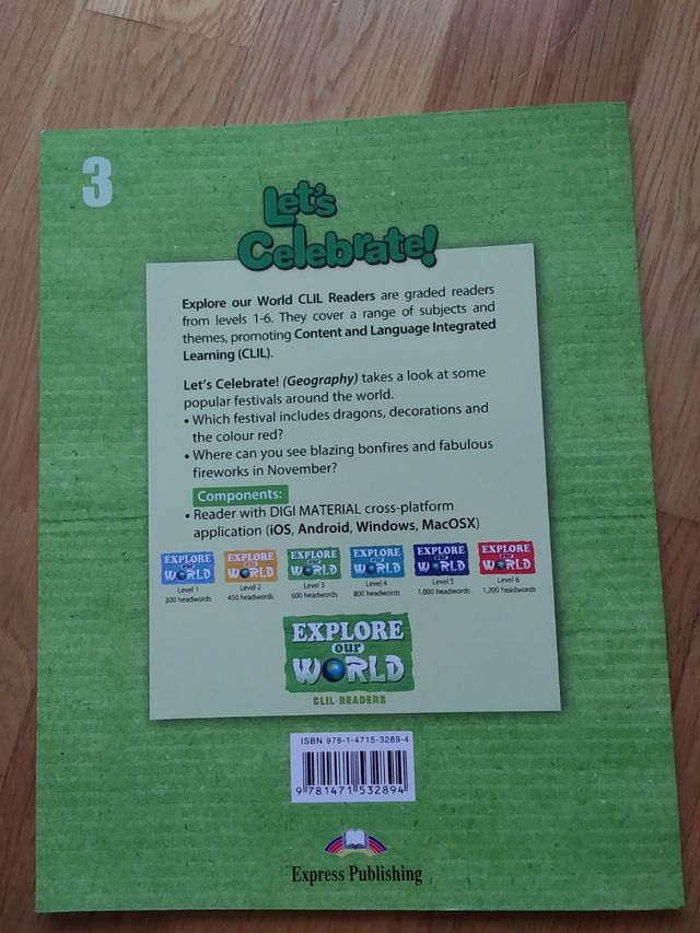 Vendo libro inglés:LET'S CELEBRATE! 3