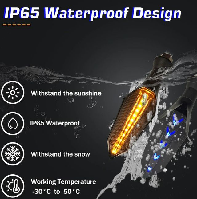 Intermitente 12V secuencial para patinete o moto
