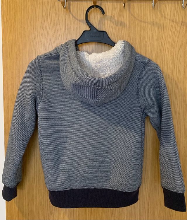 Chaqueta sudadera con forro polar niñ@