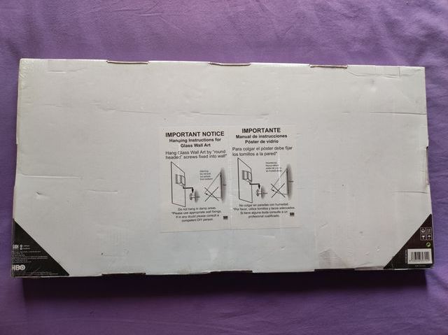 Poster de vidrio templado