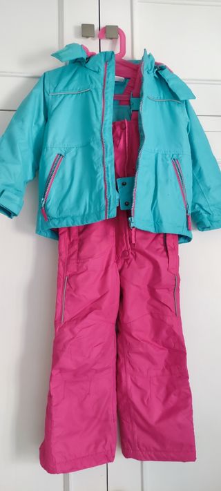 Mono y chaqueta nieve talla 3-4 