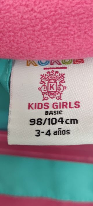 Mono y chaqueta nieve talla 3-4 