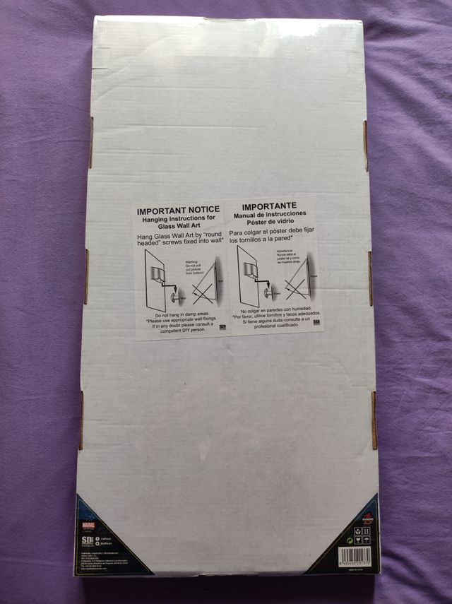 Poster de vidrio templado