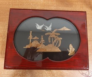 caja joyero lacada china