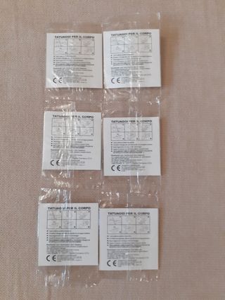 Tatuaggi temporanei Sodecor