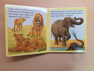 Libro per bambini Im Zoo lingua tedesca Paletti