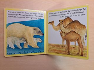 Libro per bambini Im Zoo lingua tedesca Paletti