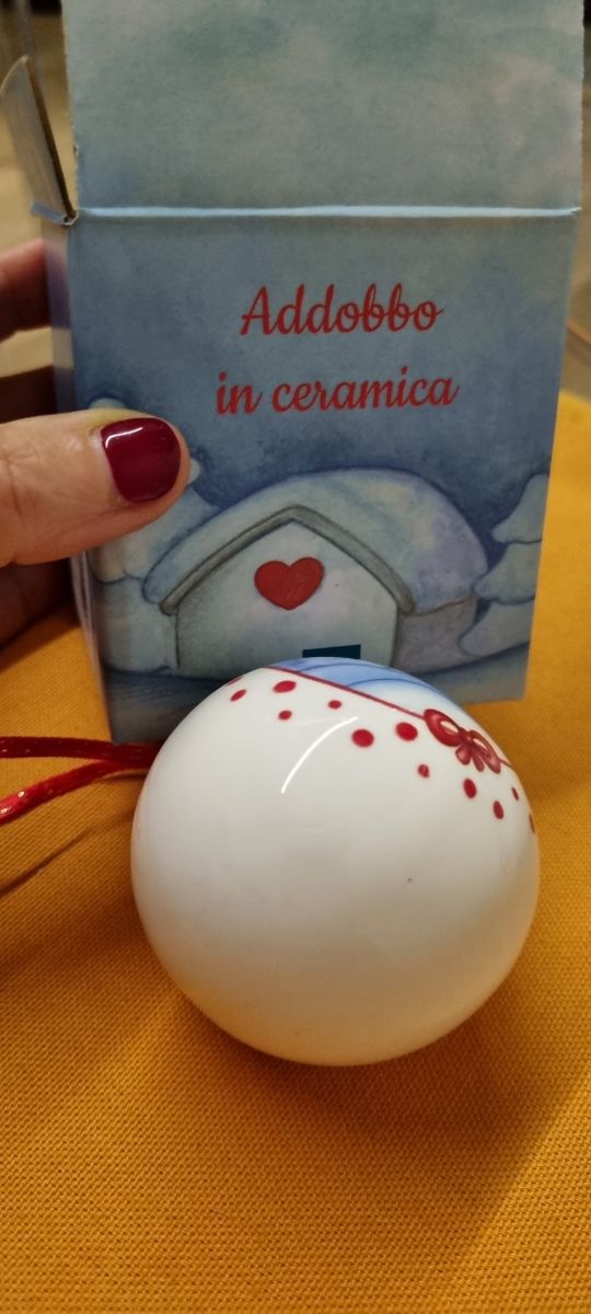 Thun Pallina in ceramica per albero di Natale