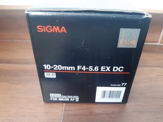Sigma 10-20 F/4-5.6 EX DC HSM Para Nikon