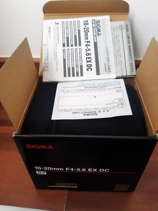 Sigma 10-20 F/4-5.6 EX DC HSM Para Nikon