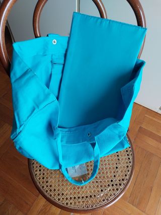 Maxi borsa mare in tela di cotone OVS.