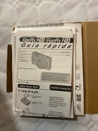 Cámara Fujifilm Finepix f485 negro