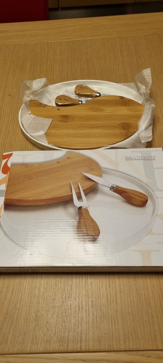 Brandani piatto ceramica con tagliere formaggi