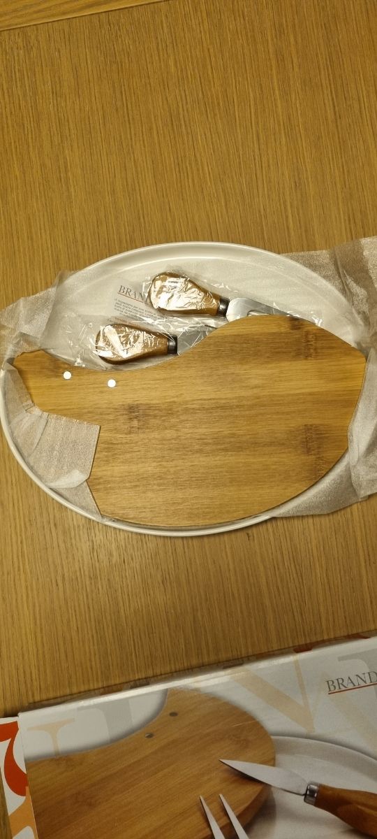 Brandani piatto ceramica con tagliere formaggi
