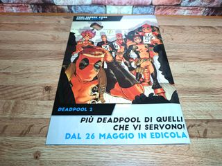 Marvel fumetto Deadpool con busta protettiva.