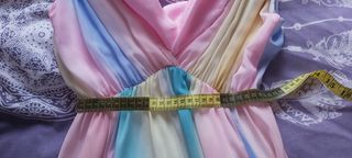 Vestido largo aroiris dama