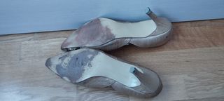 Bolso y zapatos de fiesta a juego