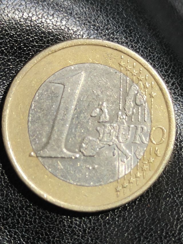 moneda 1€ buho de la suerte con la "S".numismatica