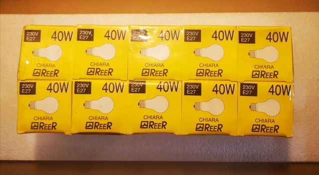 Lampadina ad incandescenza E27 40W 230V