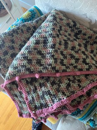 Manta de lana para sofá