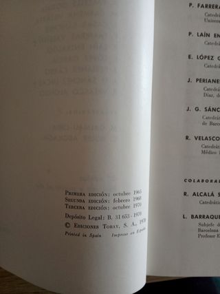 Patología General ediciones Toray 1970