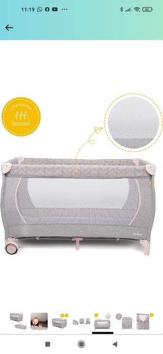 Cuna de viaje Skiddoü