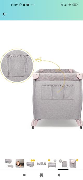 Cuna de viaje Skiddoü