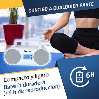 Reproductor CD portátil Bluetooth Radio