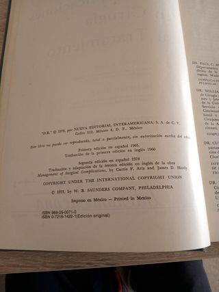 Complicaciones en Cirugía y su tratamiento