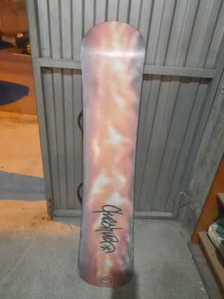 tabla de snow con fijaciones para niñ@