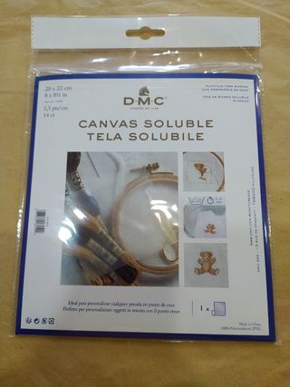 Tela soluble bordados