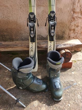 esquis y botas