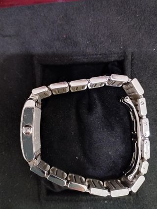 Reloj Cartier de oro blanco y diamantes