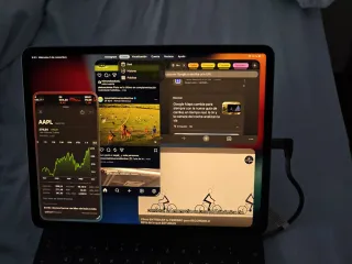 ipad pro 12,9" M1 y teclado magic original