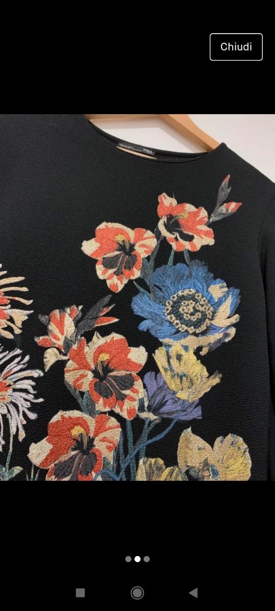 Vestito stampato a fiori Zara