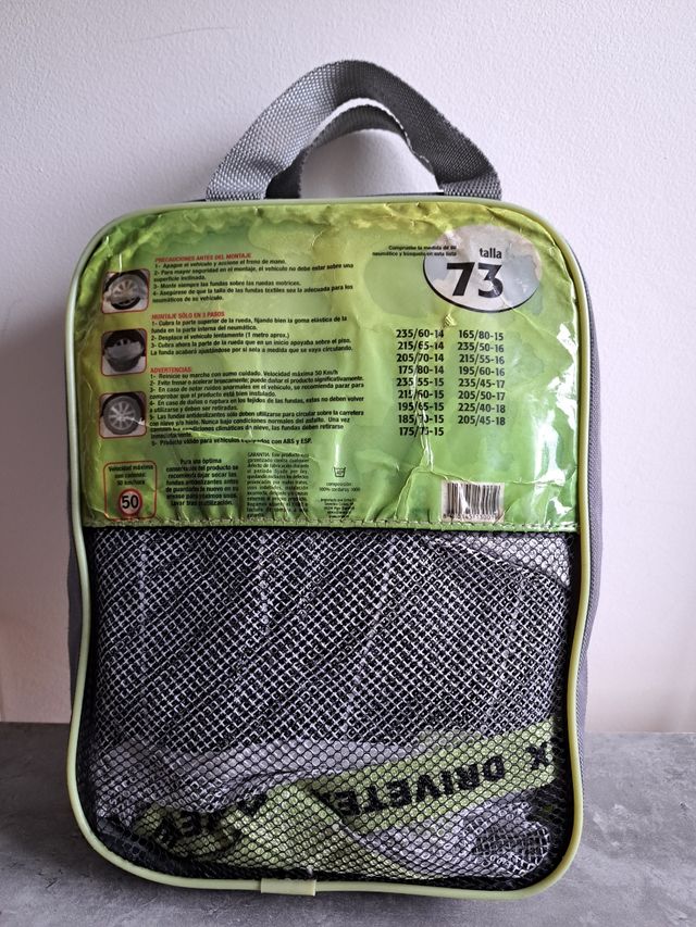 Fundas textiles talla 73 para nieve