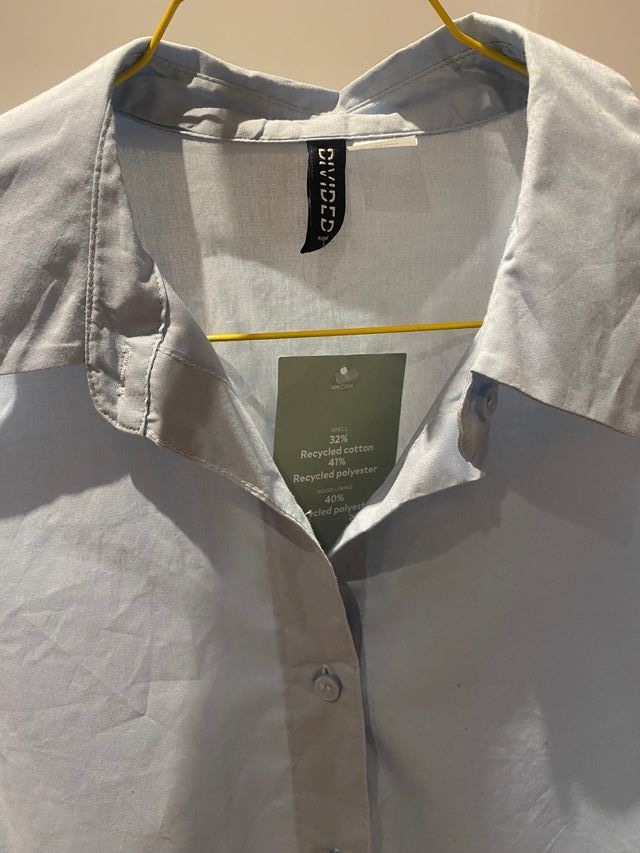 blusa corta h&m talla xs