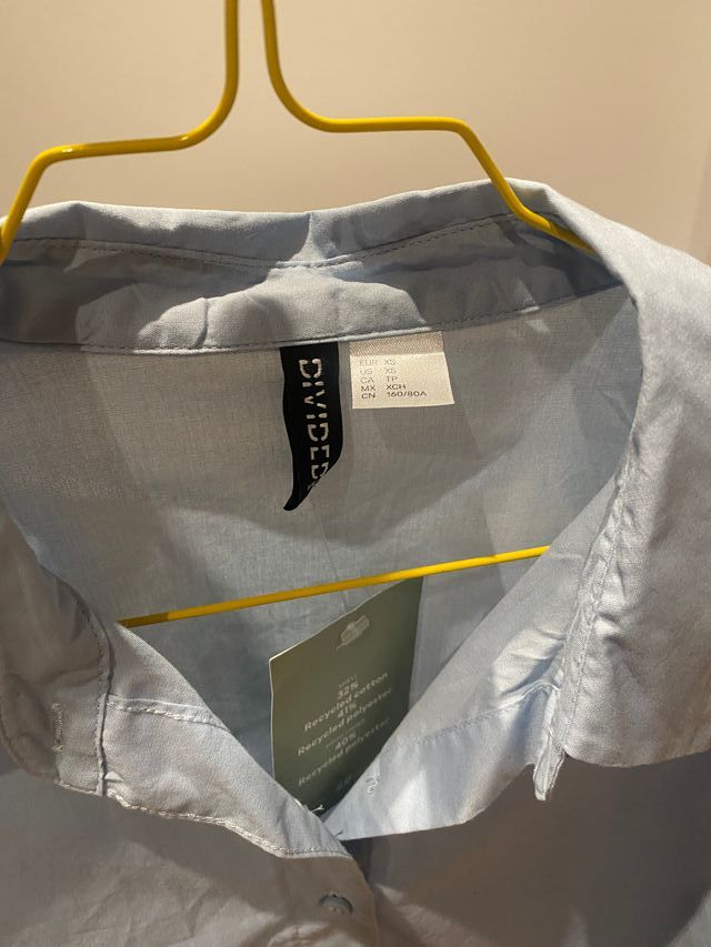 blusa corta h&m talla xs