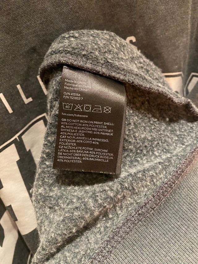 sudadera h&m talla s nueva