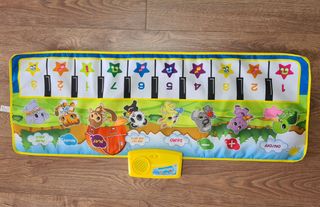 Piano juguete musical alfombra canciones niños