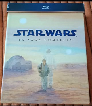 Apología Star Wars en bluray. 