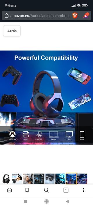 Cuffie senza fili Bluetooth, Q7 HiFi Wirele