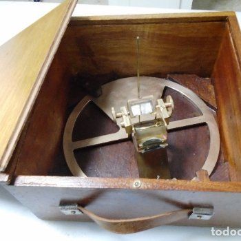 ALIDADA AZIMUTAL GRAN BARCO PULIDA EN CAJA