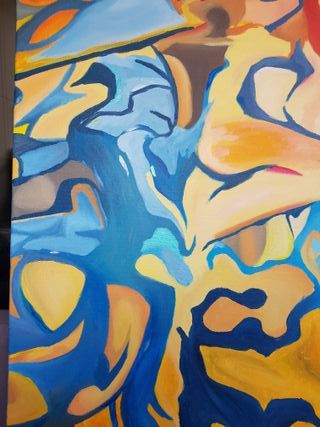 Cuadro de D. Castiñeyra grande hecho a mano