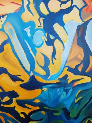 Cuadro de D. Castiñeyra grande hecho a mano