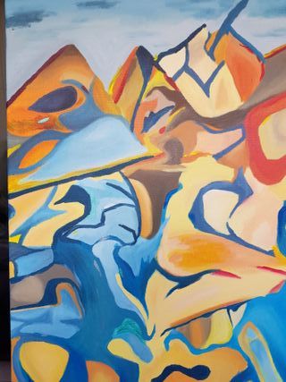 Cuadro de D. Castiñeyra grande hecho a mano