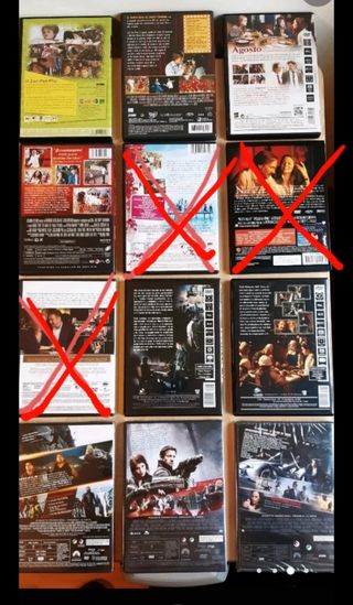 LOTE DE PELÍCULAS DVD