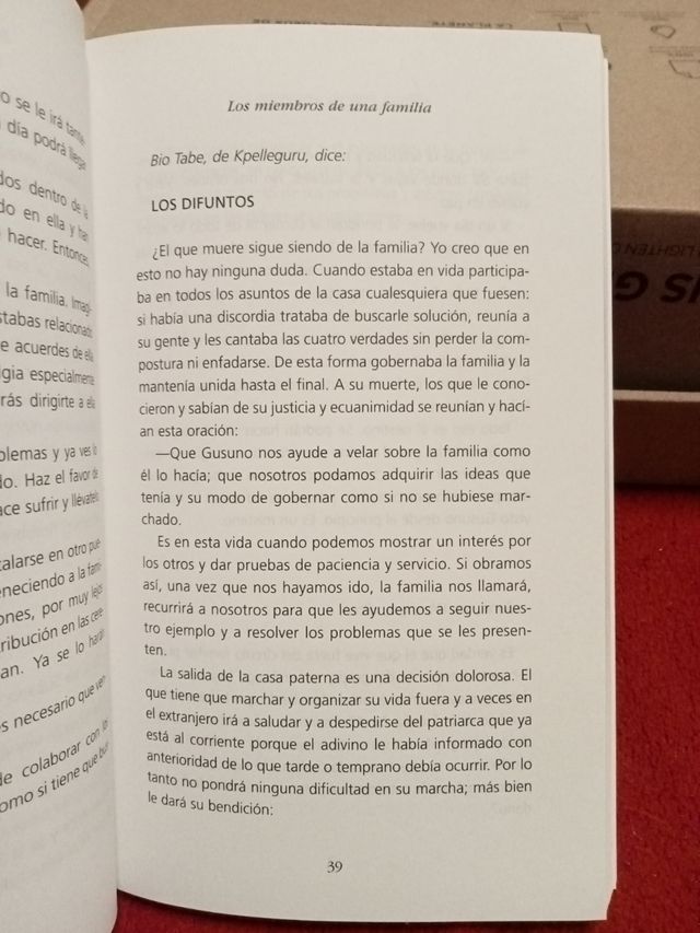 El bastón del anciano.